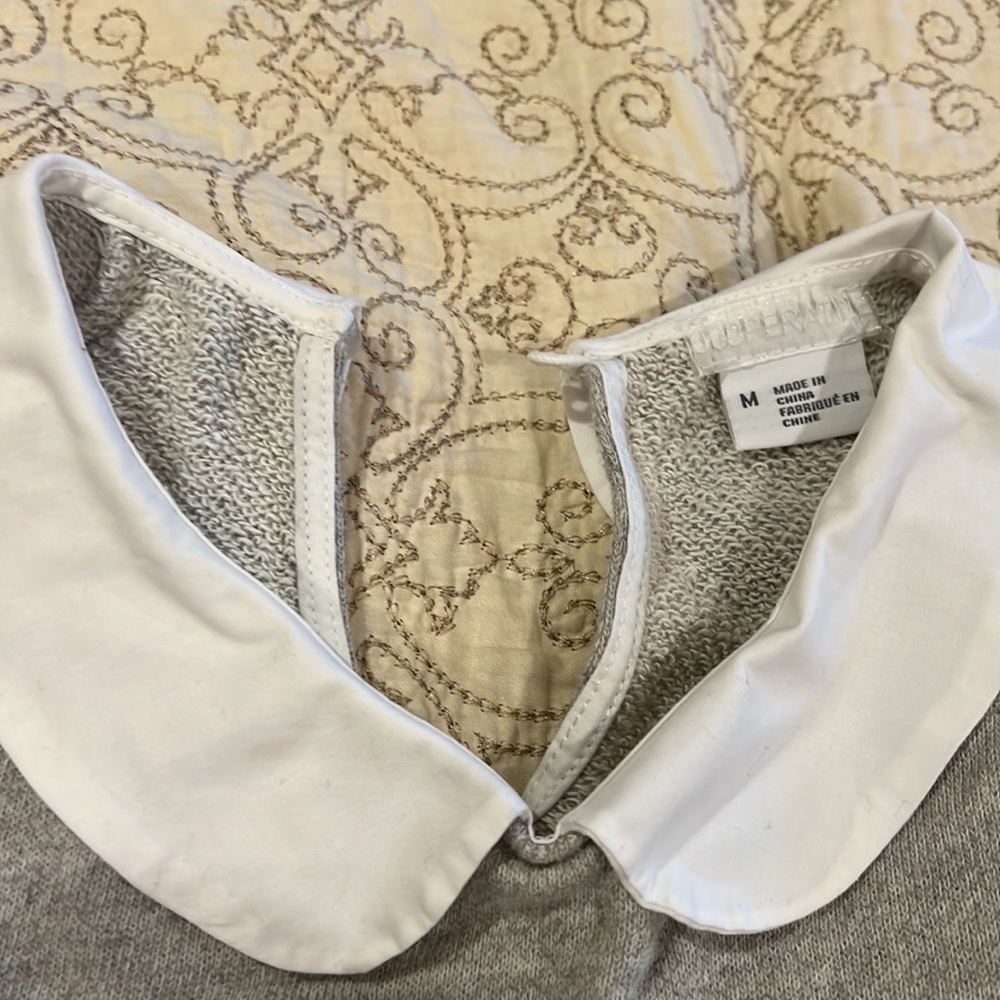 Sweater Top With Button Down Illusion - image 4